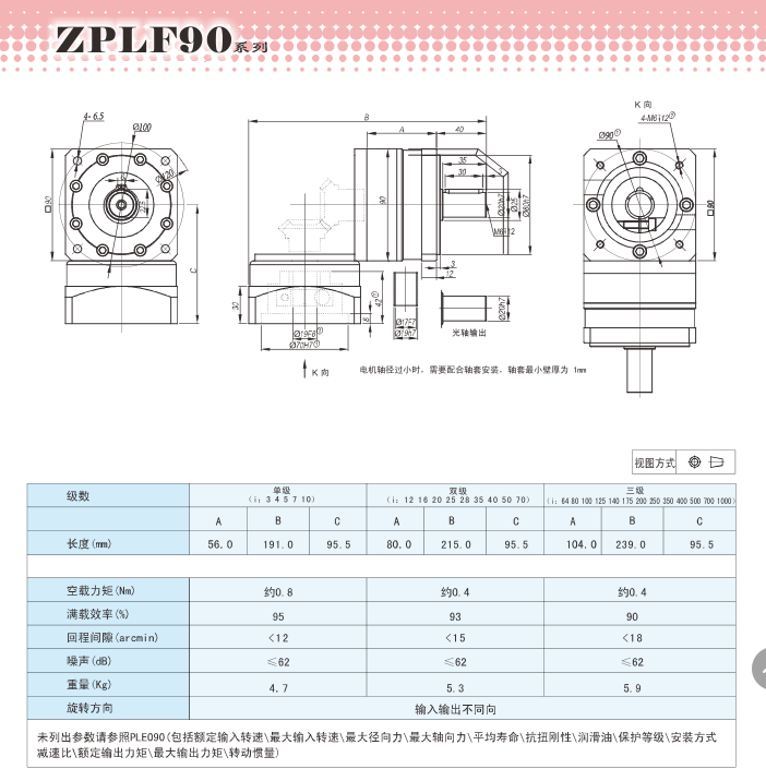 ZPLF90行星减速机